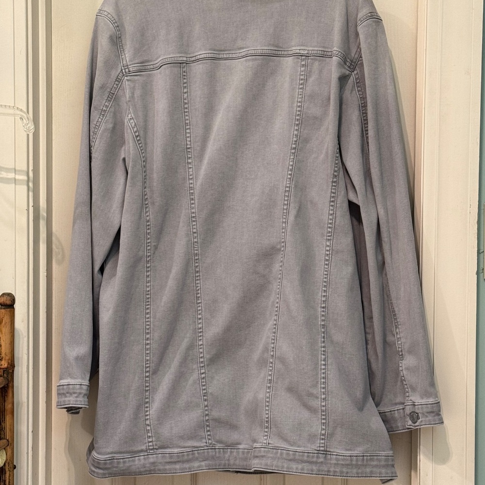 Grey Denim Jacket - image 2